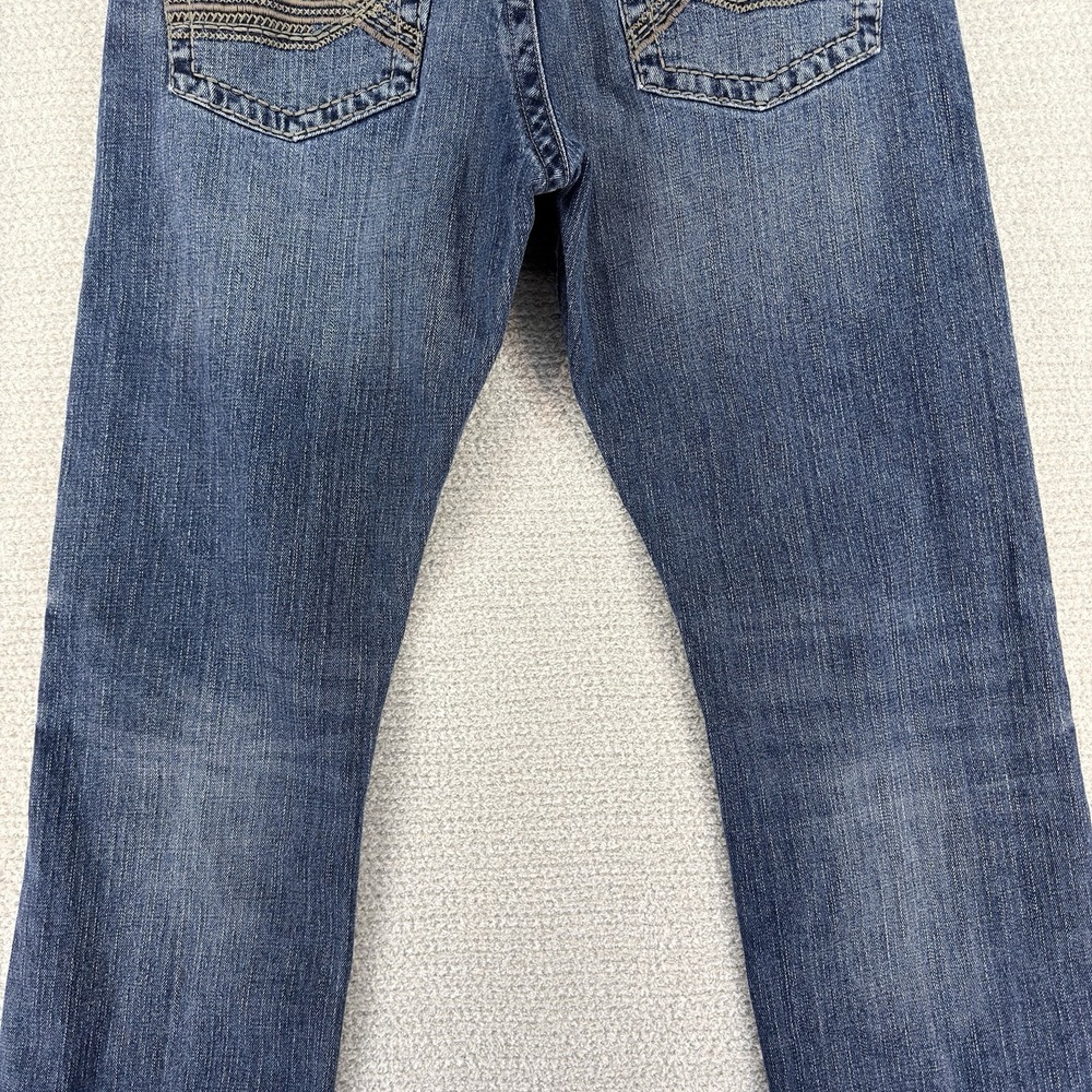 Wrangler Jeans Mens 31x32 (31x30) Rock 47 Slim Straight Western Rodeo Cowboy - Picture 6 of 14